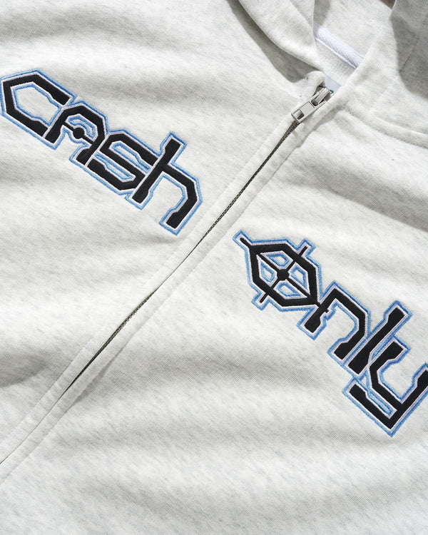 Cash Only Protocol Zip-Thru Hood, Ash