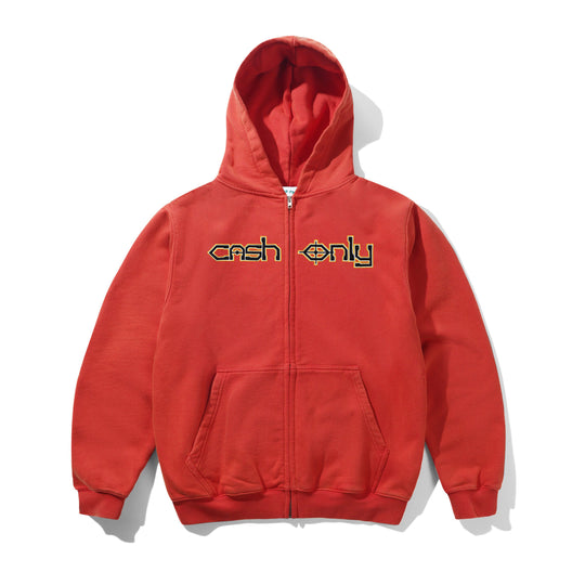 Protocol Zip-Thru Hood, Washed Red