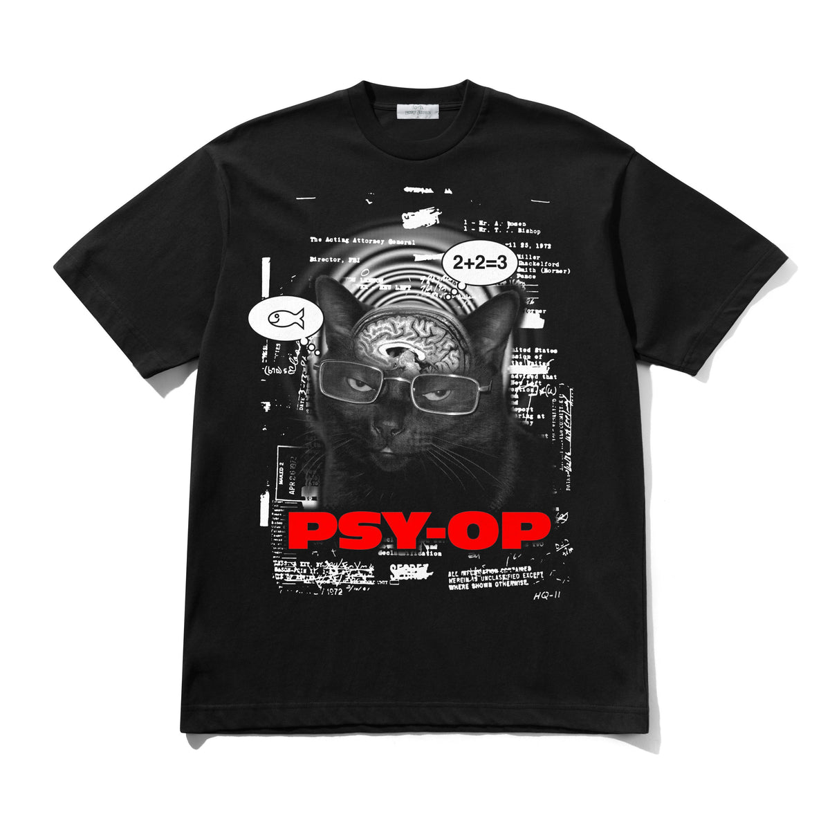 PSY-OP Tee, Black