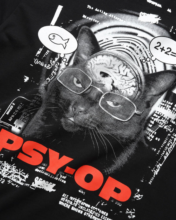 Lo-Fi PSY-OP Tee, Black