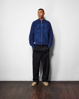 Shout Zip-Thru Knit Sweater, Dark Blue
