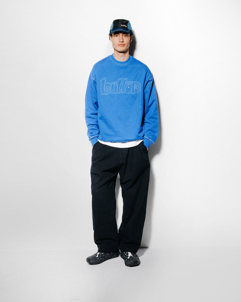 Swirl Crewneck, Black