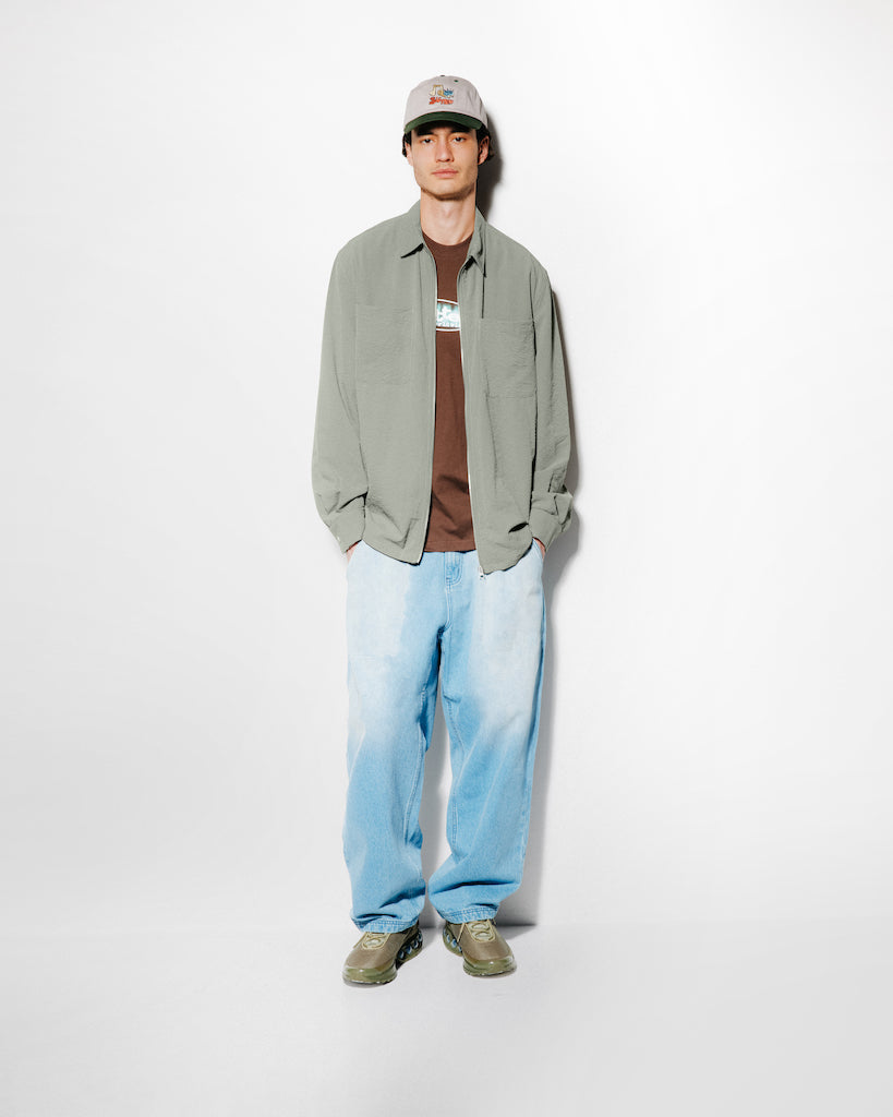 Carve Zip Shirt, Elephant