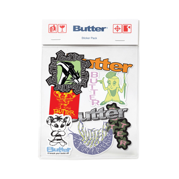 Butter Goods Q226 Sticker Pack, Multi