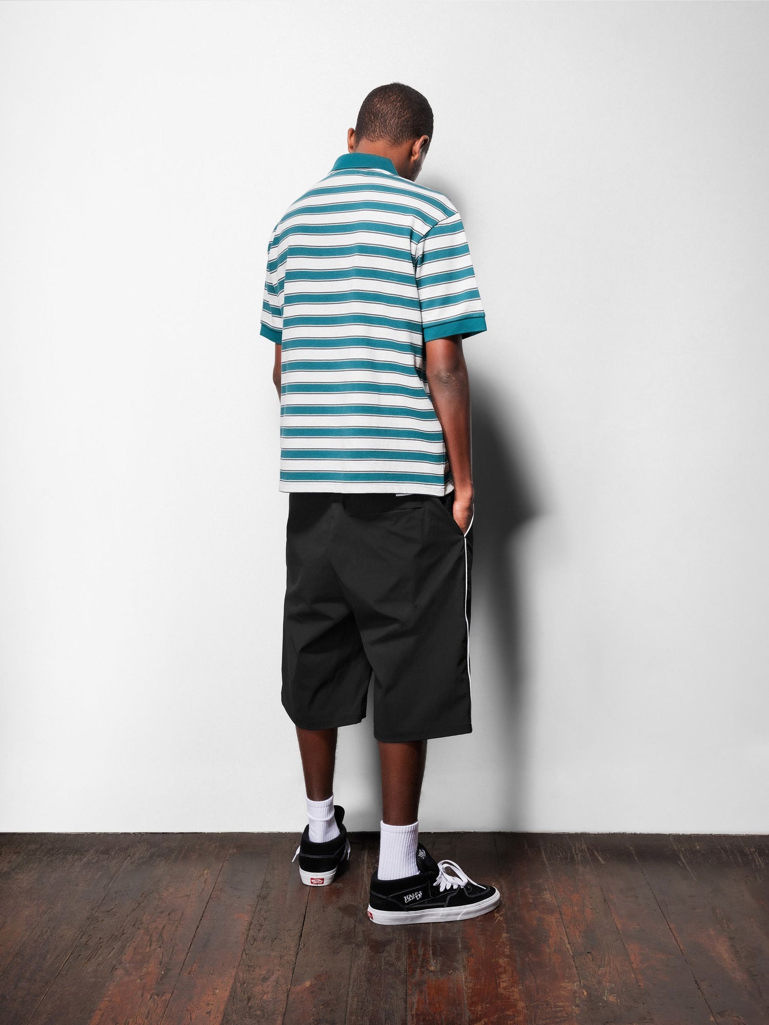Witness Stripe Polo, Navy / Blue