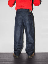 Relaxed Denim Jeans, Selvedge Blue