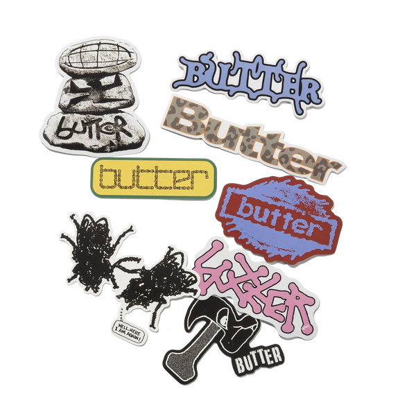 Butter Goods Q426-D1 Sticker Pack, Multi