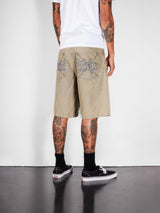 Serif Baggy Denim Shorts, Sunfade Blue