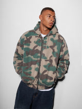 Insulated Work Jacket, Spray Camo