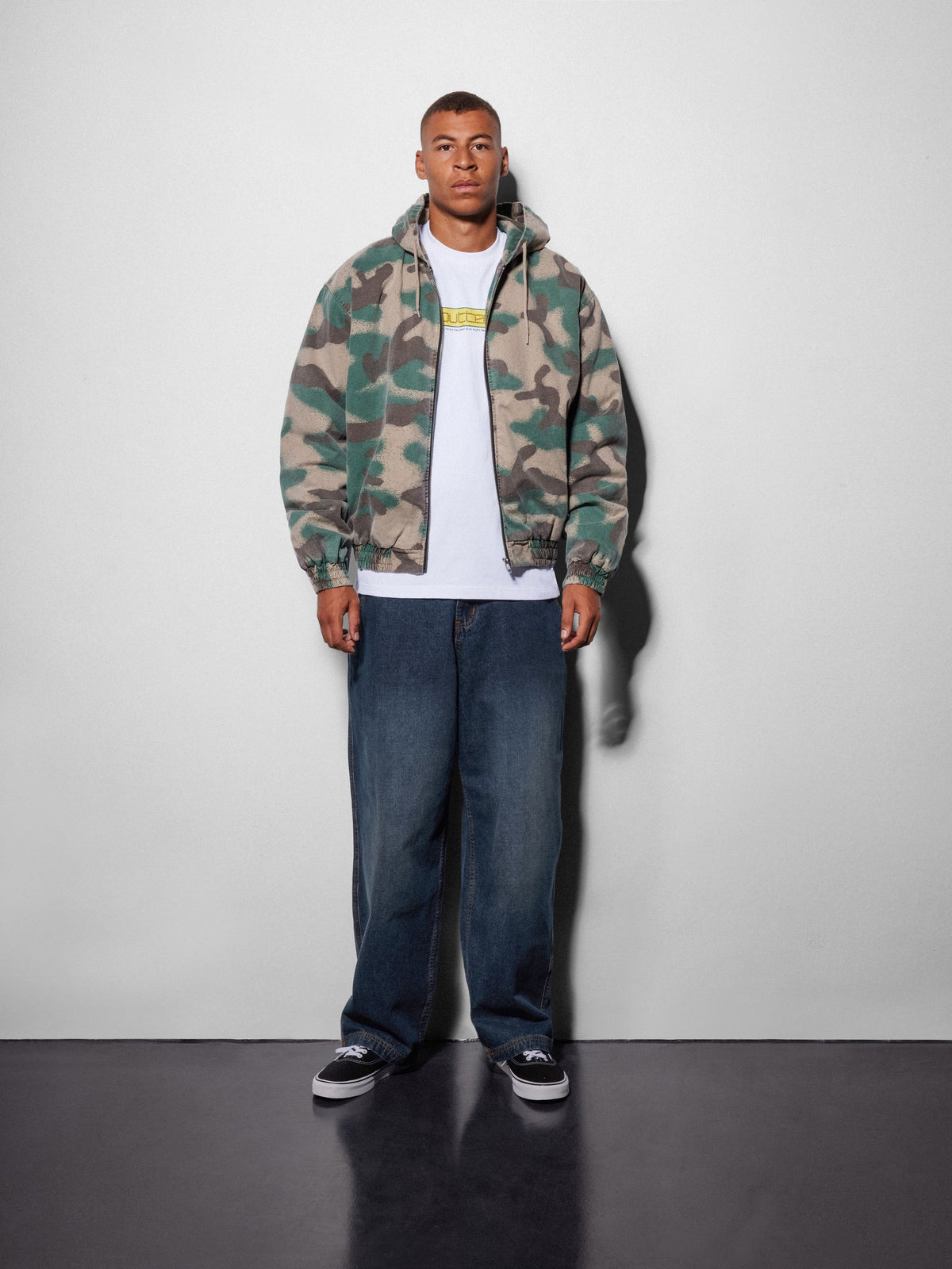 Insulated Work Jacket, Spray Camo