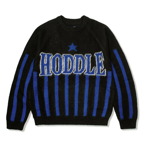 Hoddle Star Above Mohair Knit, Blue