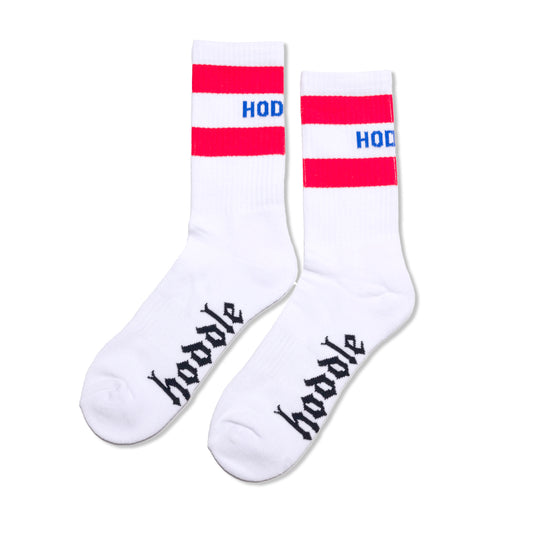 Old English Socks, White