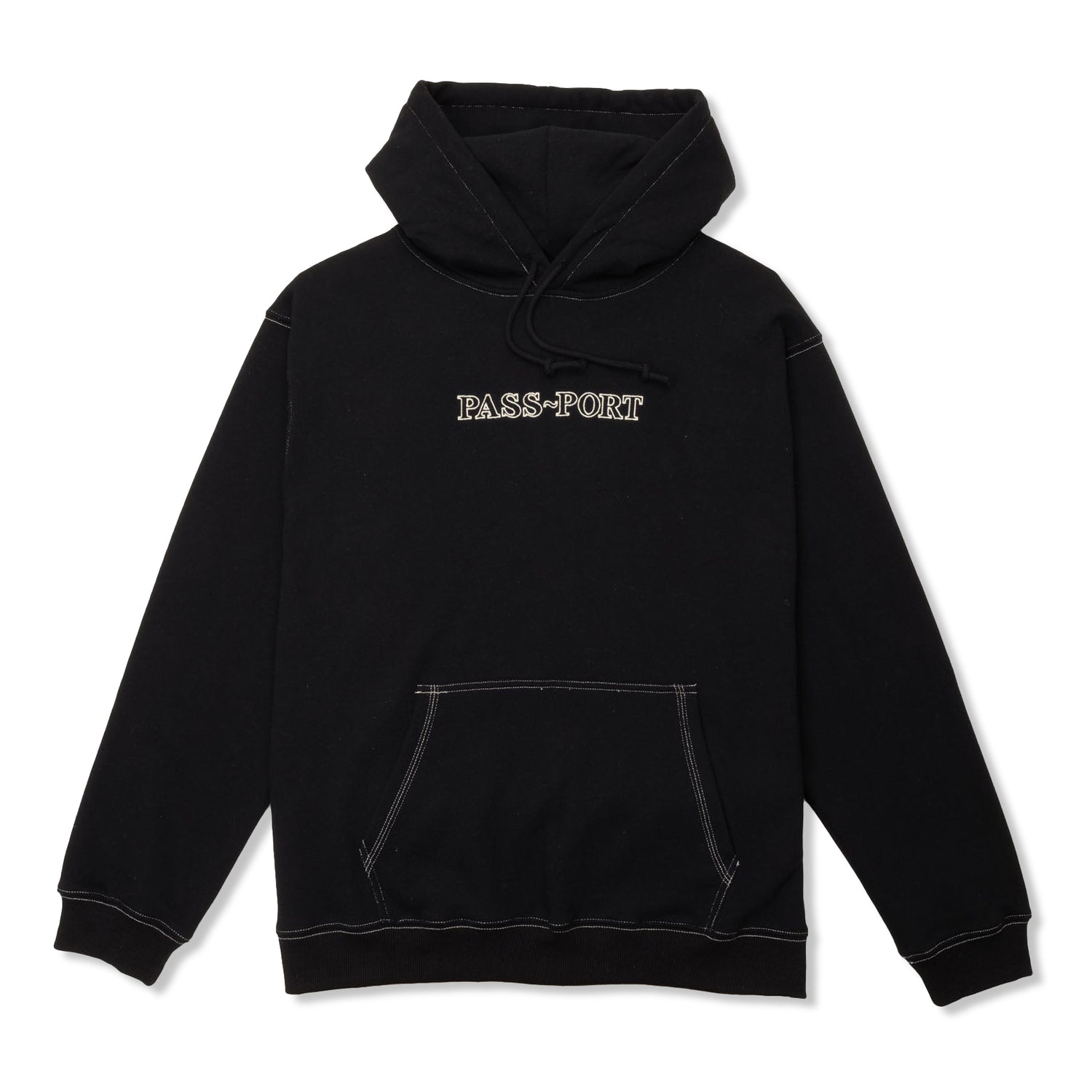 Official Organic Pullover, Black / White
