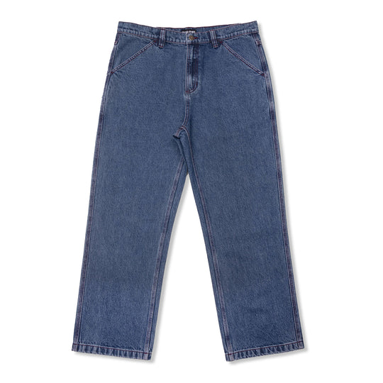 Workers Club Denim Jeans, Dark Washed Indigo