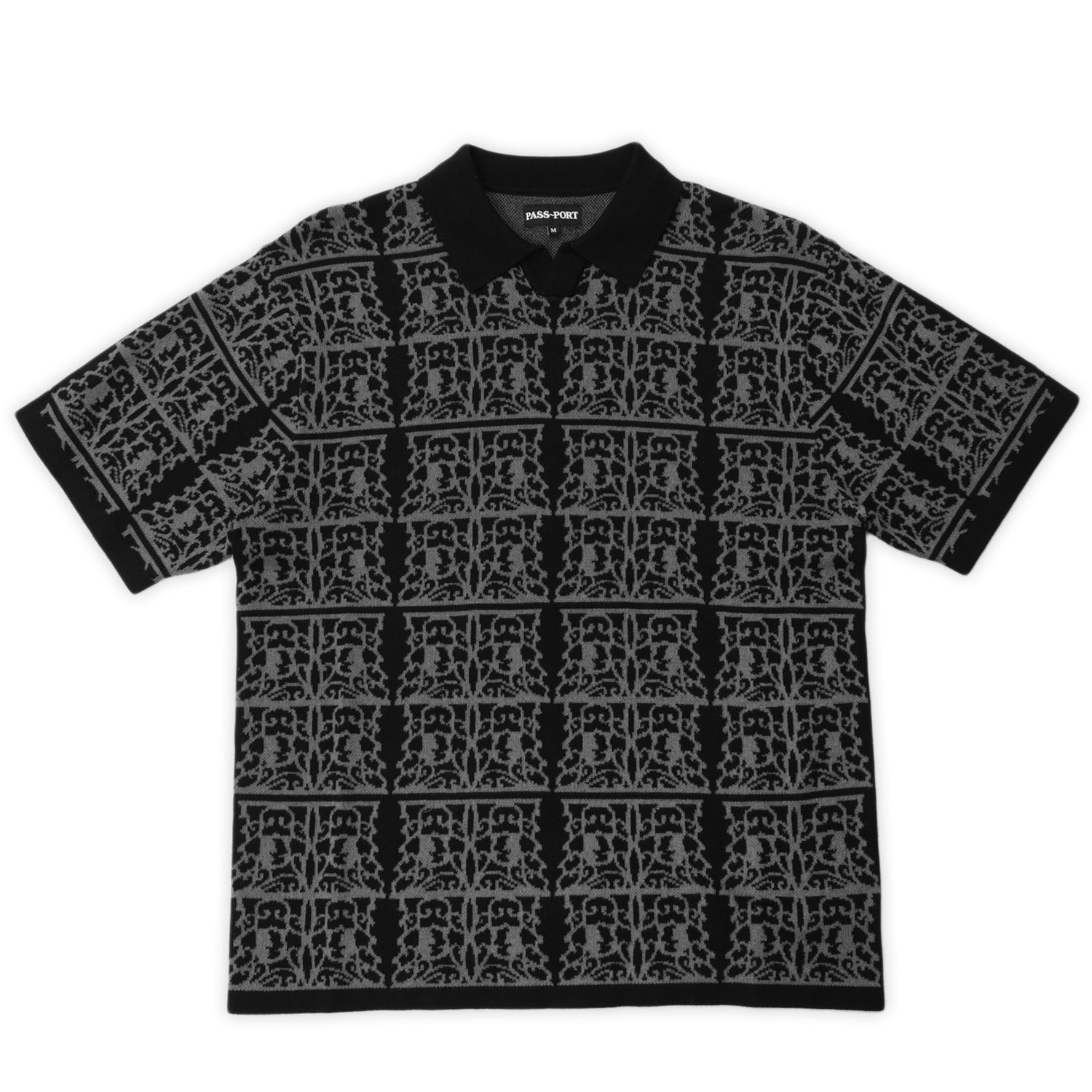 Fretworks Knit Polo, Black