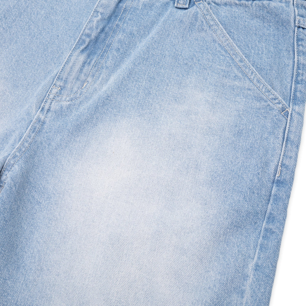 Workers Club Jean Short, Faded Wash Light Indigo