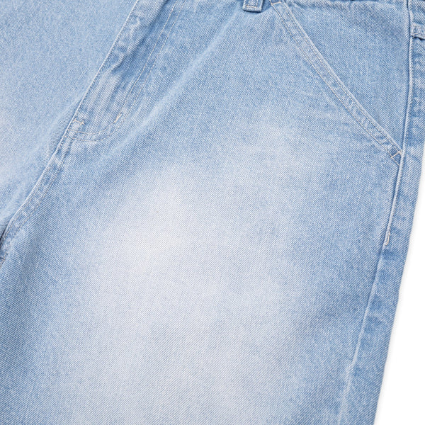 Pass~Port Workers Club Jean Short, Faded Wash Light Indigo