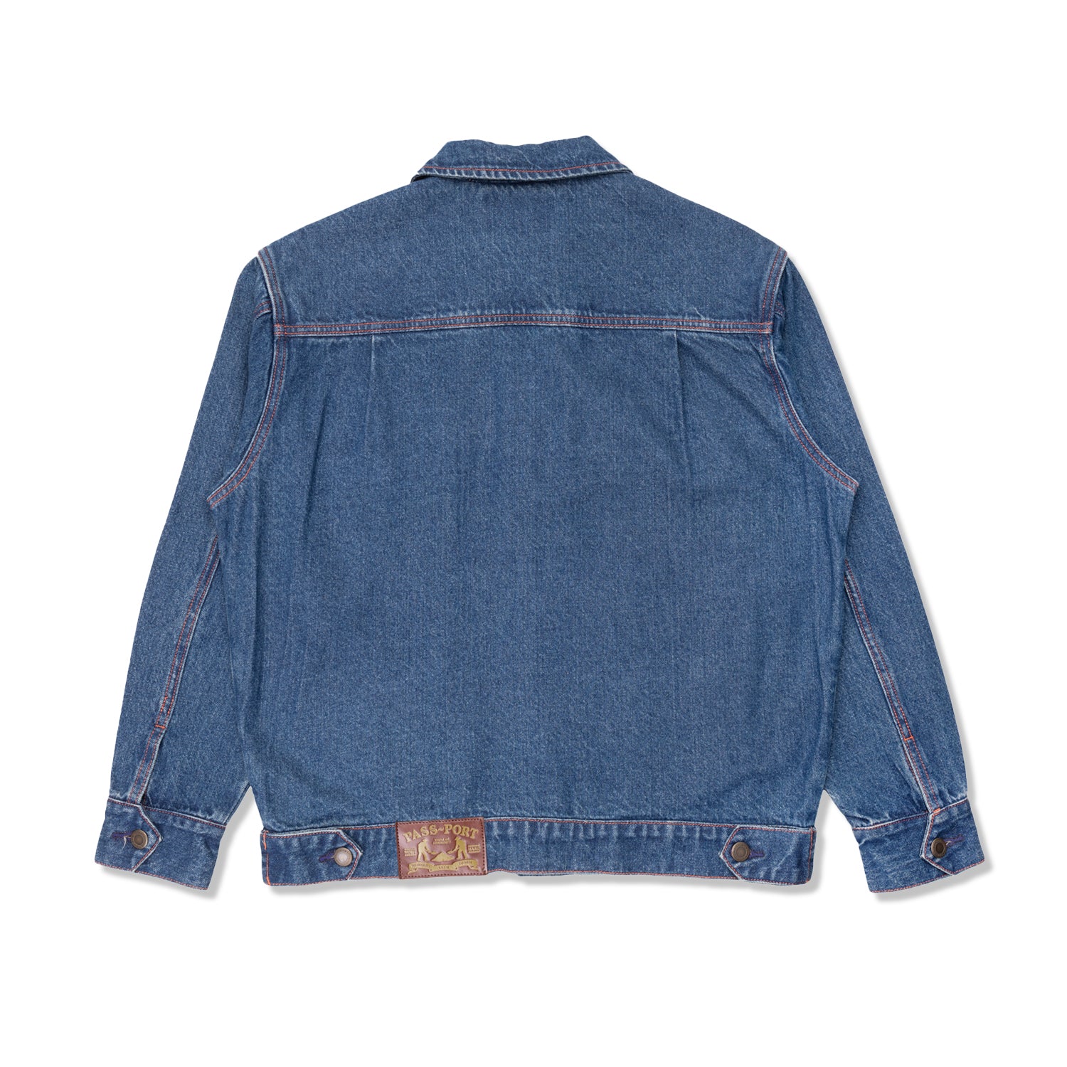 Workers Club Trucker Jacket, Washed Dark Indigo