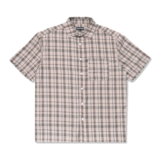 Workers Check S/S Shirt, Sand