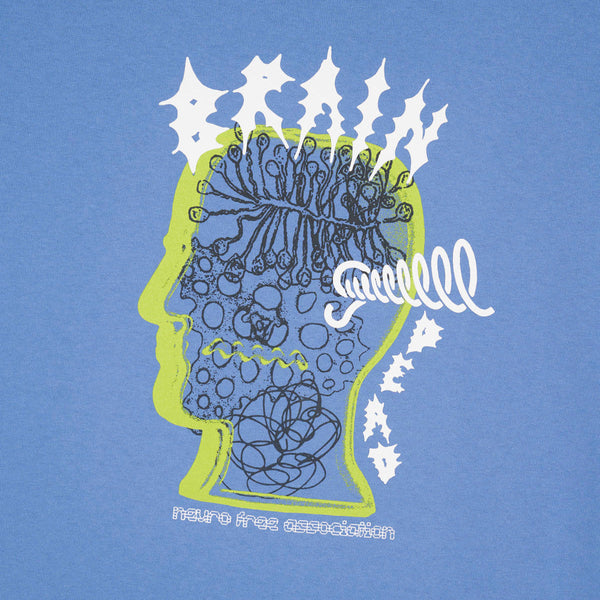 Brain Dead Ringing Ear Tee, Blue