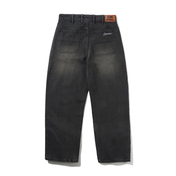 Butter Goods Racer Denim Jeans, Faded Black