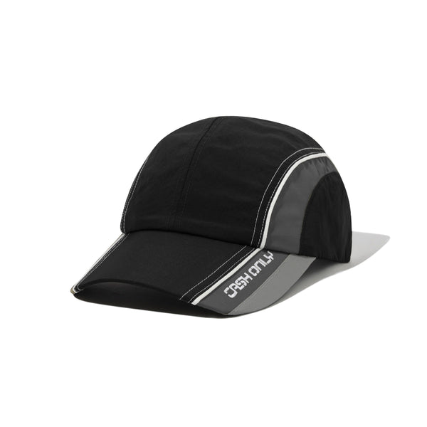 Cash Only Rapid 4 Panel Cap, Black / Grey