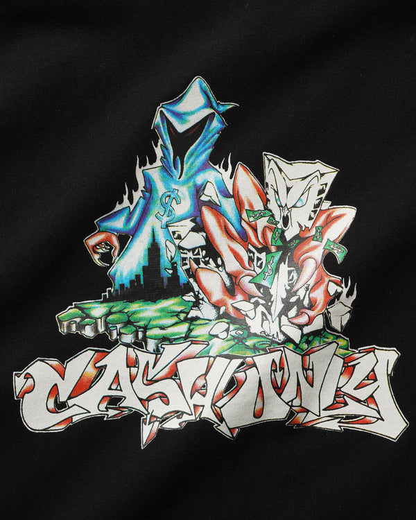 Cash Only Reaper Tee, Black
