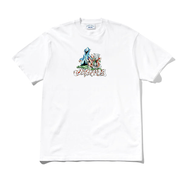 Cash Only Reaper Tee, White