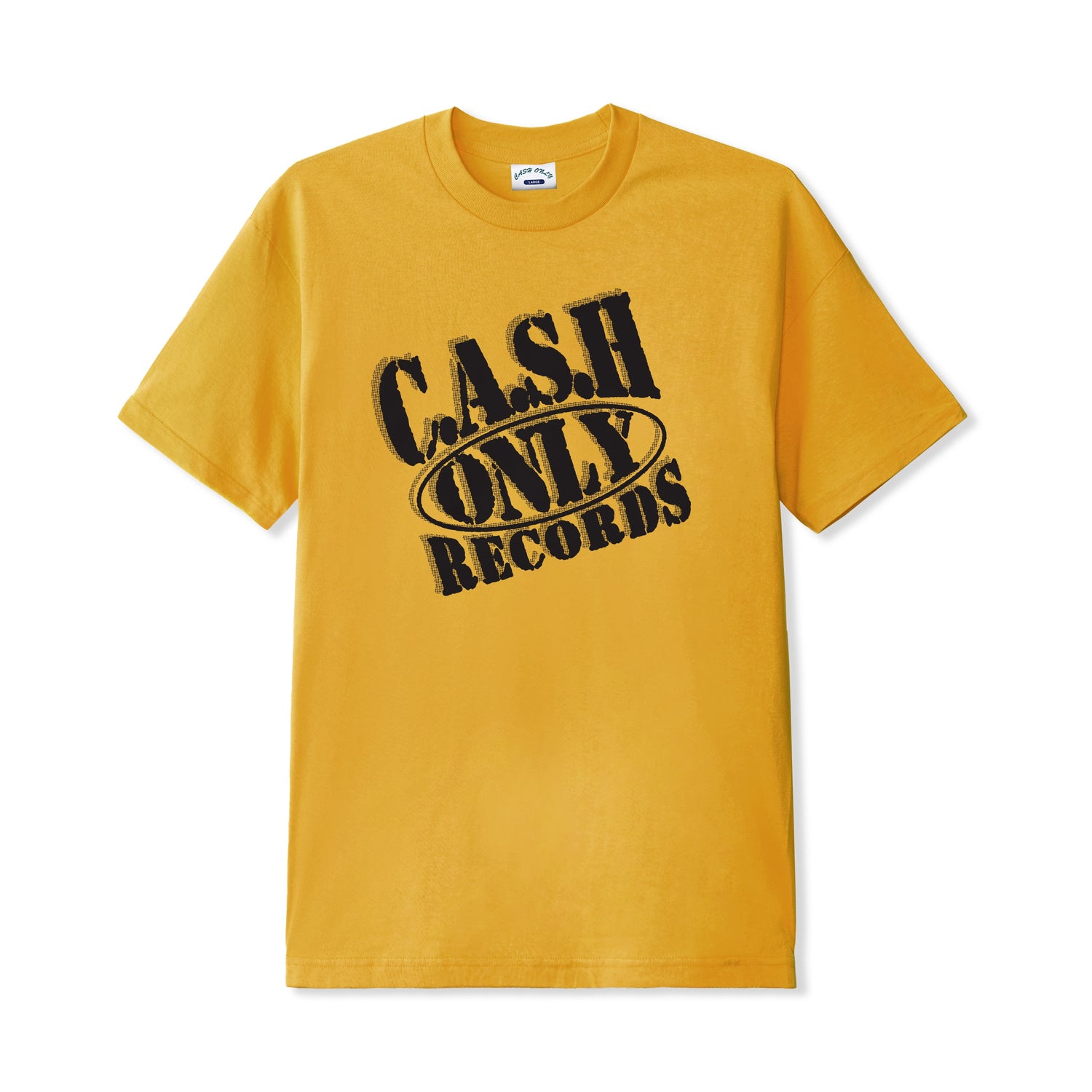 Records Tee, Gold