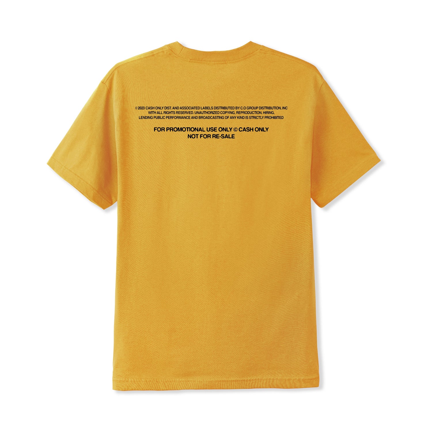 Records Tee, Gold