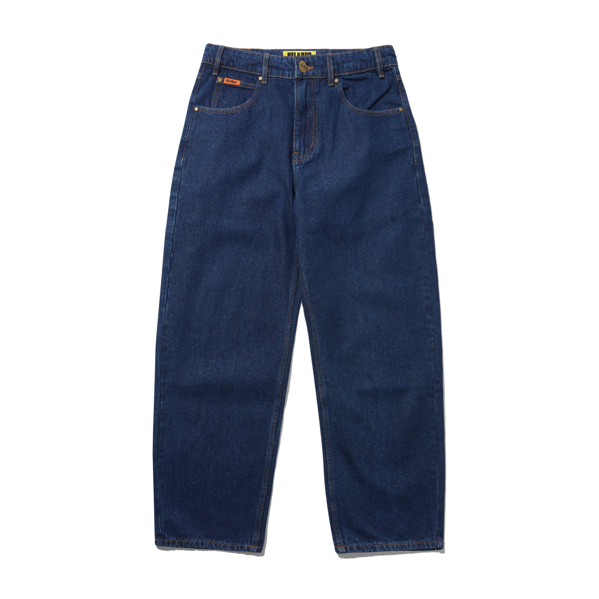 Relaxed Denim Jeans, Dark Indigo