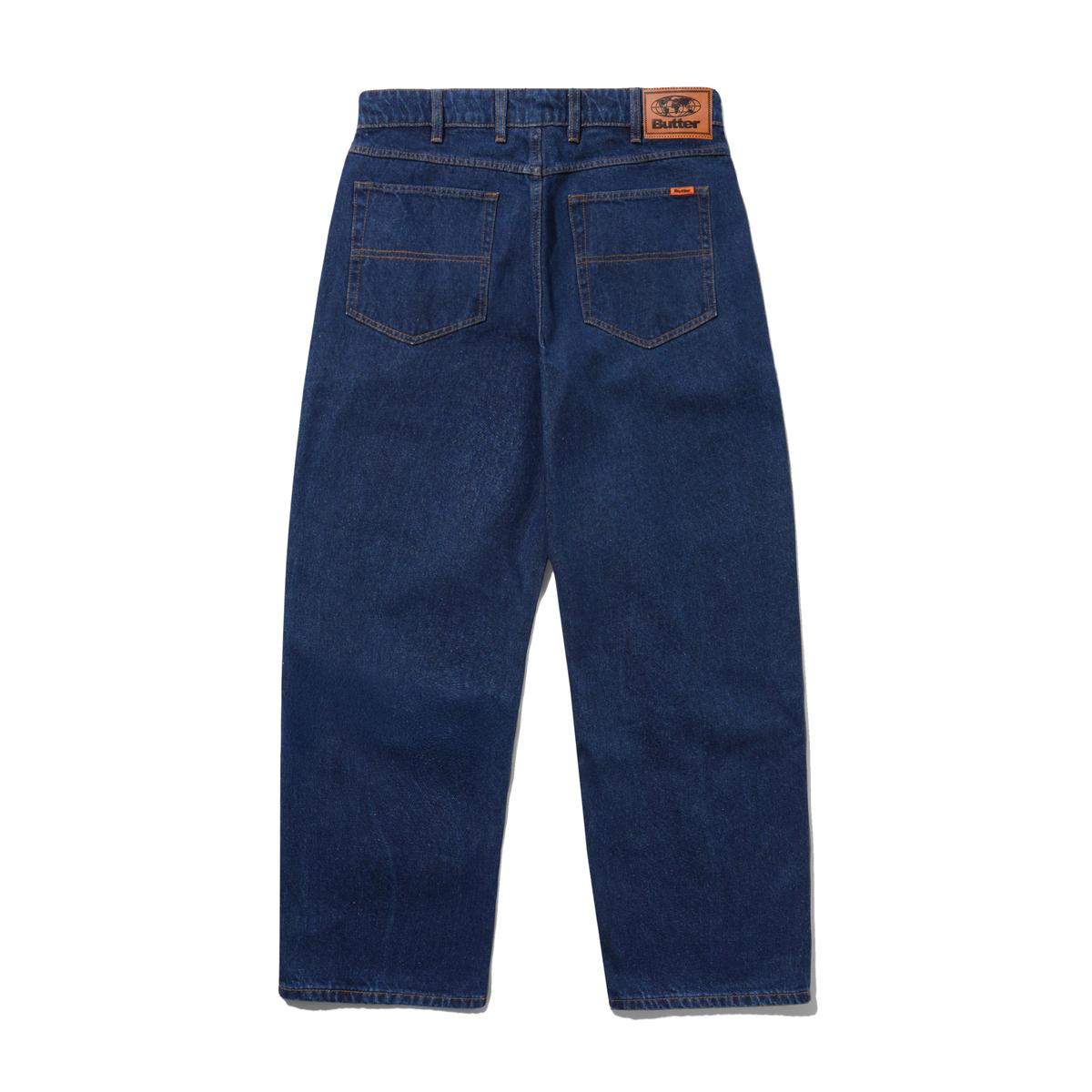 Relaxed Denim Jeans, Dark Indigo