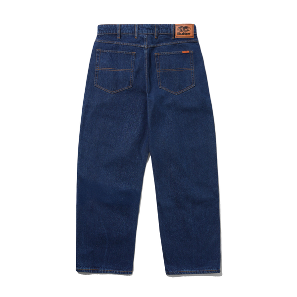 Butter Goods Relaxed Denim Jeans, Dark Indigo
