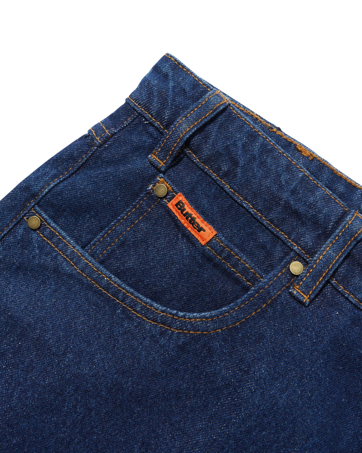 Relaxed Denim Jeans, Dark Indigo