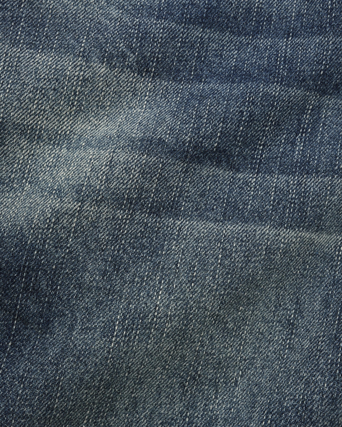 Relaxed Denim Jeans, Distressed Blue