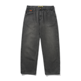 Relaxed Denim Jeans, Faded Black