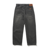 Relaxed Denim Jeans, Faded Black