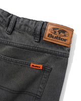 Relaxed Denim Jeans, Faded Black