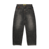 Relaxed Denim Jeans, Faded Charcoal