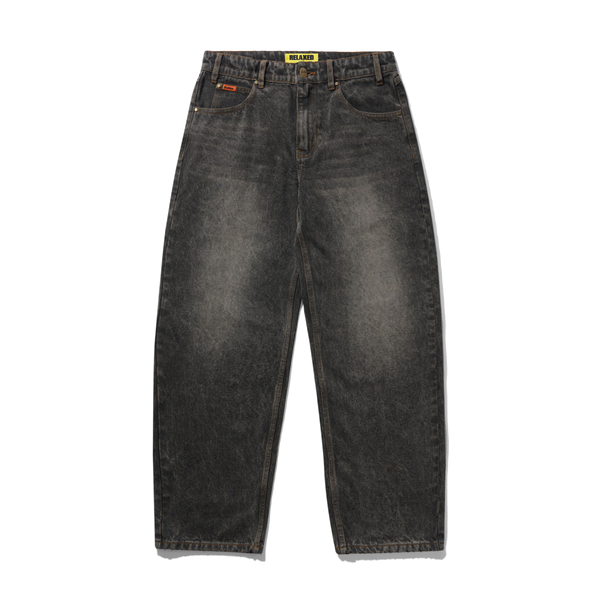 Butter Goods Relaxed Denim Jeans, Faded Charcoal