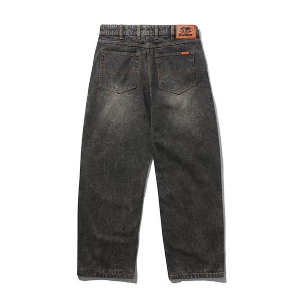 Butter Goods Relaxed Denim Jeans, Faded Charcoal