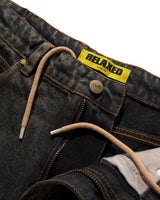 Relaxed Denim Jeans, Faded Charcoal