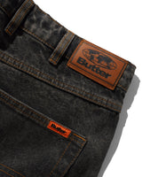 Relaxed Denim Jeans, Faded Charcoal