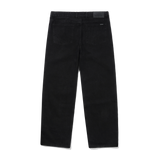 Relaxed Denim Jeans, Flat Black