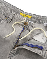 Relaxed Denim Jeans, Grey Wash