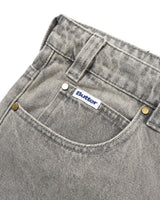 Relaxed Denim Jeans, Grey Wash