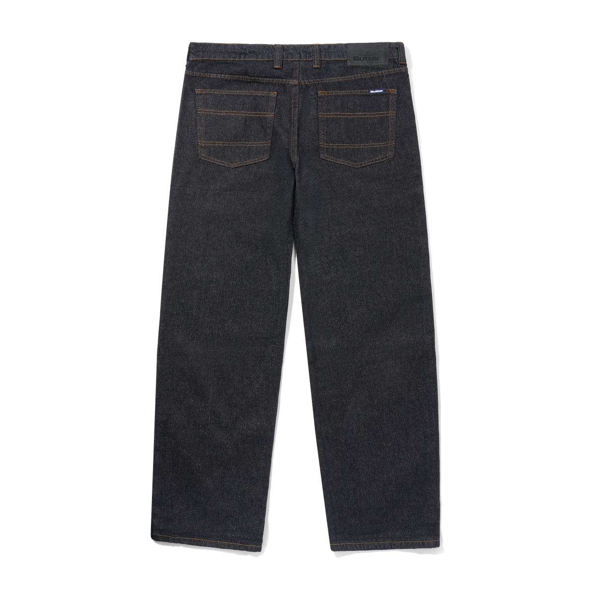 Relaxed Denim Jeans, Raw Indigo
