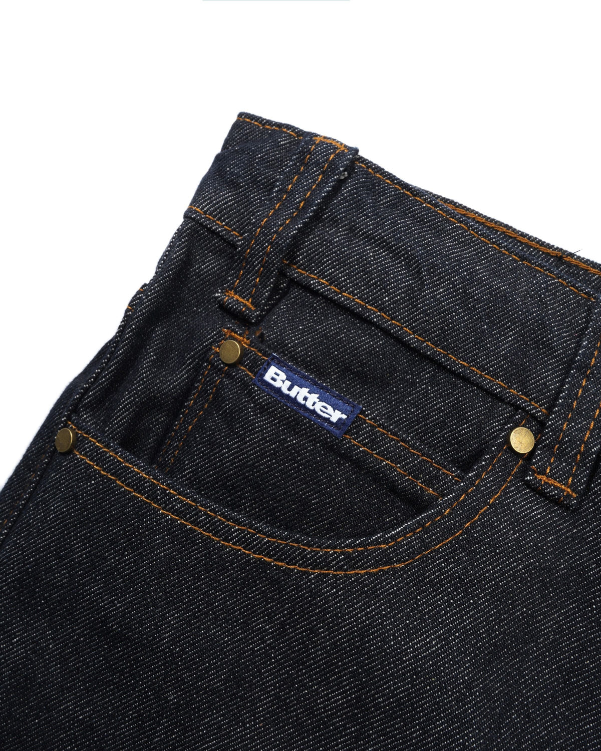 Relaxed Denim Jeans, Raw Indigo