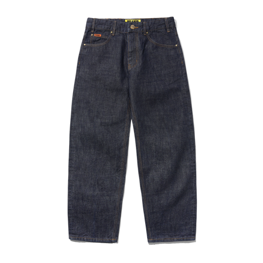 Relaxed Denim Jeans, Selvedge Blue