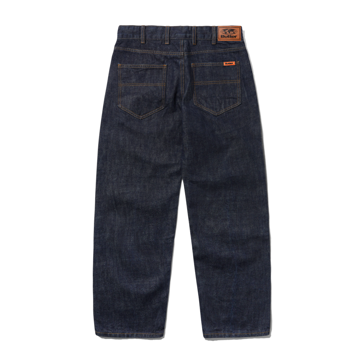 Relaxed Denim Jeans, Selvedge Blue